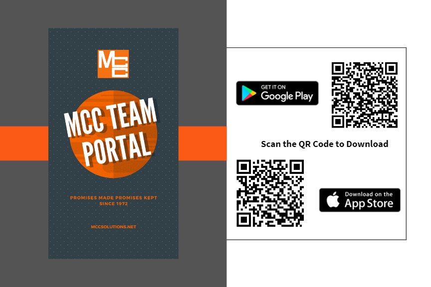 MCC App signage- portal